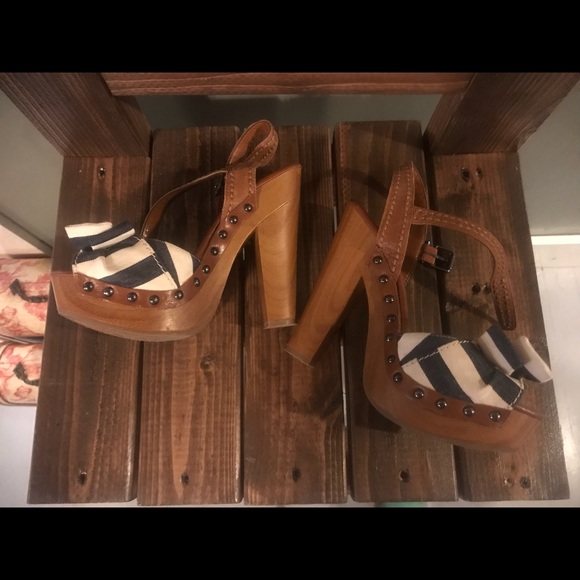 Jessica Simpson TERRII - NAVY SAILOR STRIPE 7 1/2B - Picture 4 of 5